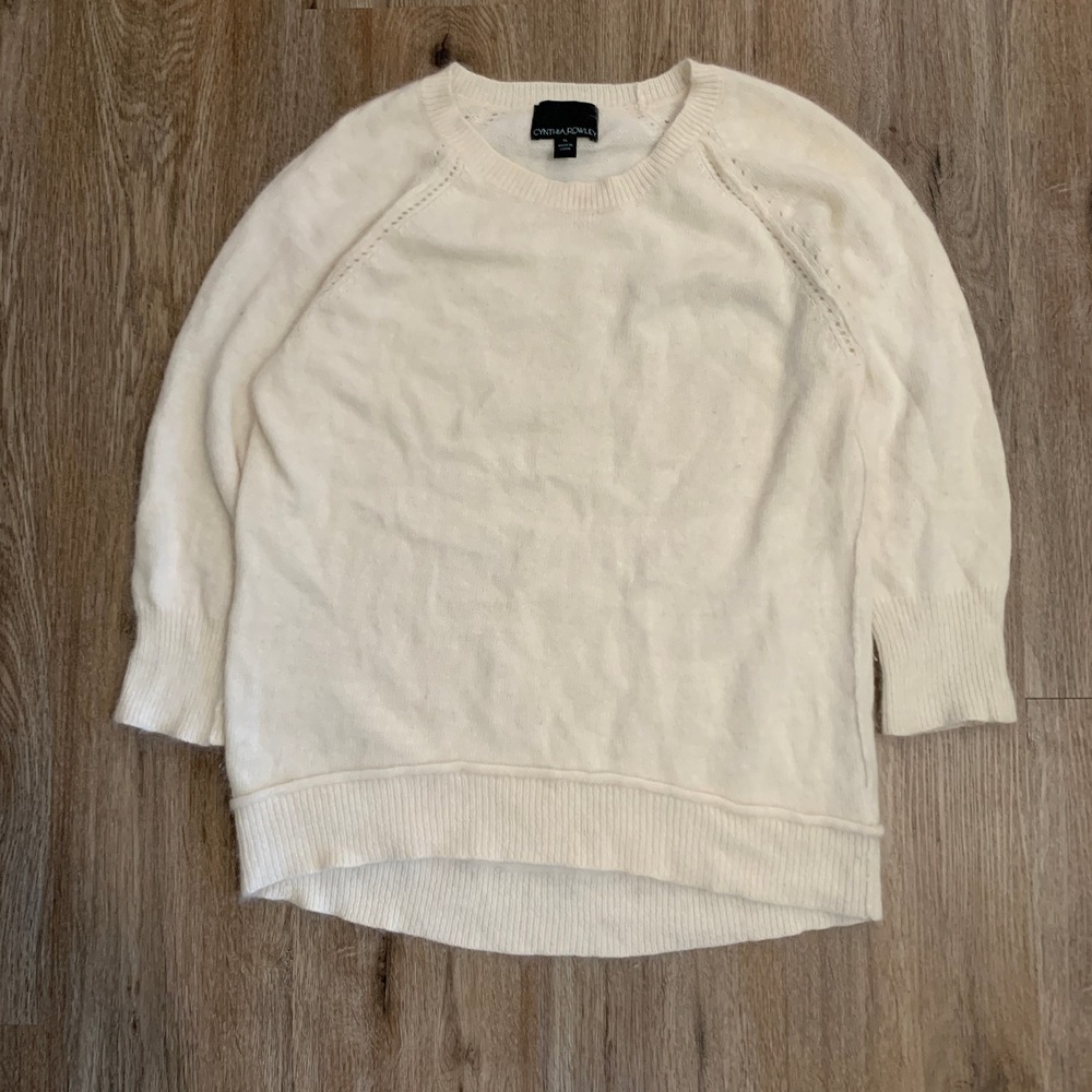 Cynthia Rowley super soft Angora rabbit hair blend sweater - size XL womens
